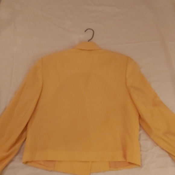 Vtg yellow blazer - Picture 4 of 6